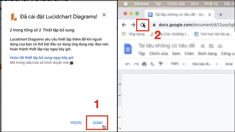 Hãy nhớ tải lại để Google Docs lưu lại các thay đổi