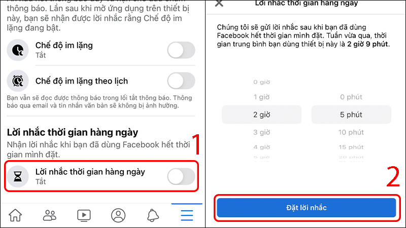 Giới hạn thời gian sử dụng Facebook hàng ngày theo ý muốn