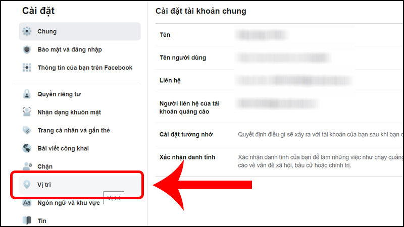 Chọn Vị trí