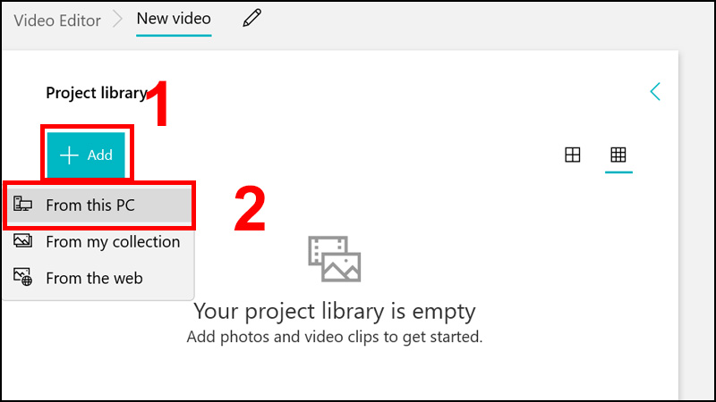 Cách tách âm thanh ra khỏi video bằng Video Editor