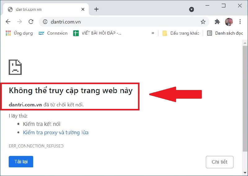 Trang web đã bị chặn