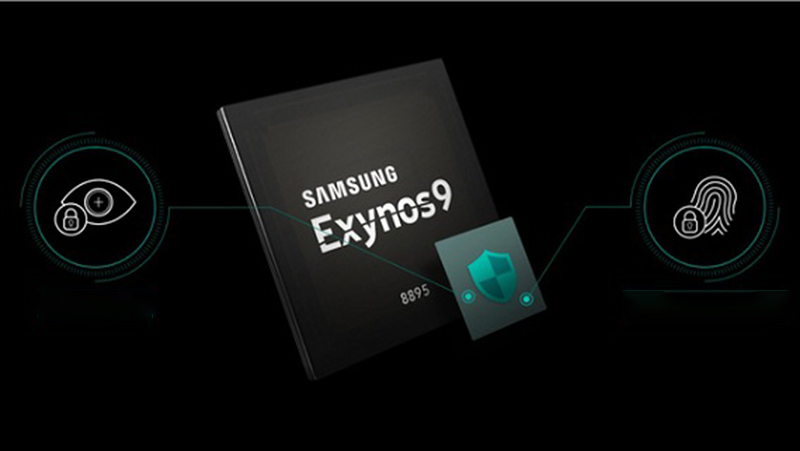 Exynos 8895 cung cấp bảo mật sinh trắc học như mống mắt hoặc vân tay