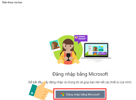 Đăng nhập bằng Microsoft