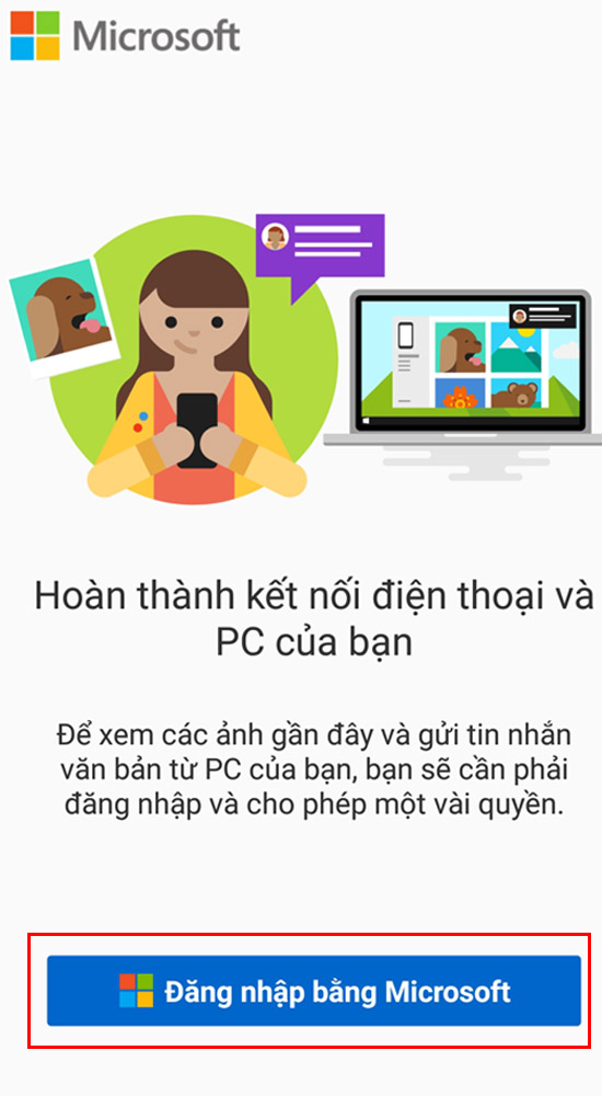 đăng nhập microsoft