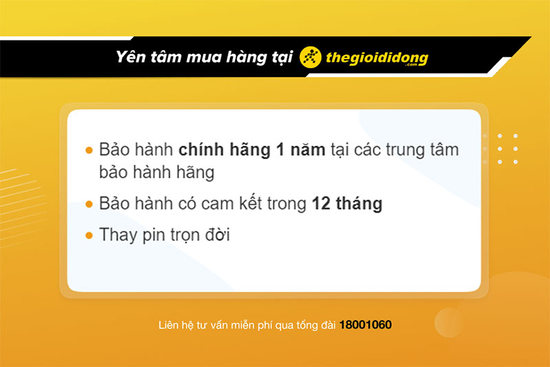 Chính sách bảo hành hấp dẫn