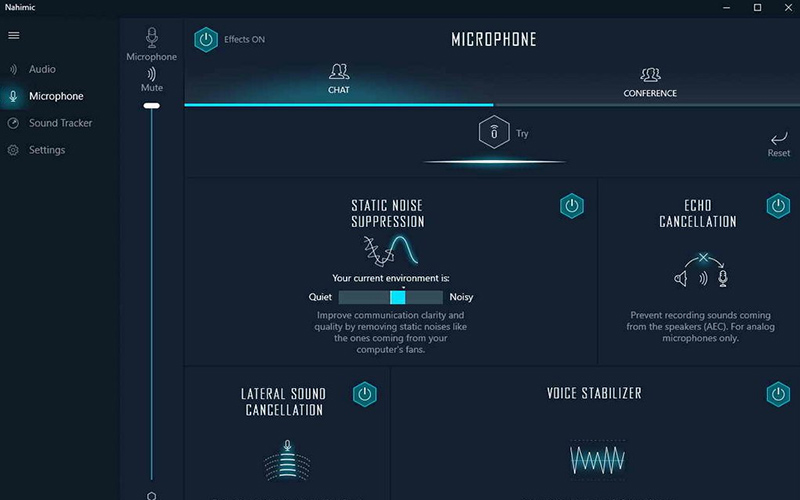 Nahimic 3D Audio giúp khử tiếng ồn hiệu quả, tăng chất lượng microphone