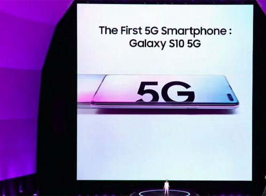 Công nghệ 5G đầu tiên trên Samsung Galaxy S10