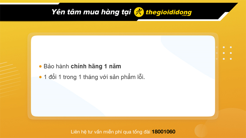 Chính sách bảo hành mắt kính hấp dẫn tại Thế Giới Di Động