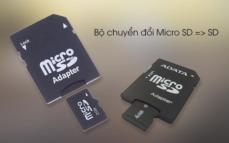 Một loại đầu chuyển từ thẻ Micro SD sang thẻ SD