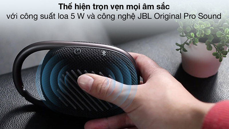 Loa Bluetooth JBL Clip 4 sở hữu công nghệ JBL Original Pro Sound