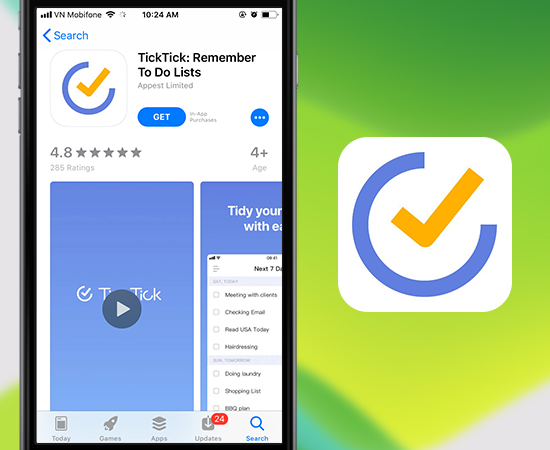 1. TickTick: Remember To Do Lists