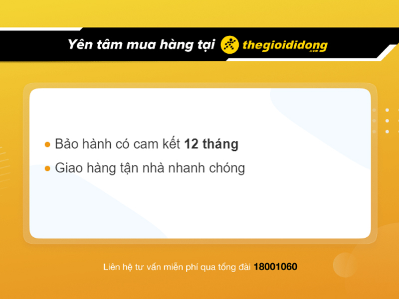 Chế độ bảo hành tại Thế Giới Di Động