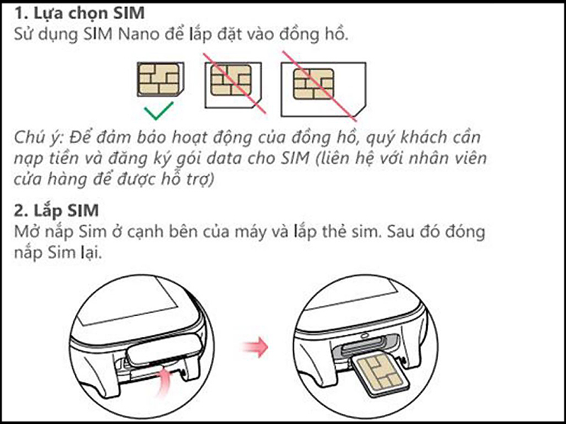 Cách thay sim cho đồng hồ Super Hero