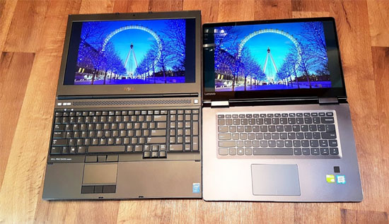 Màn hình Dell và Lenovo
