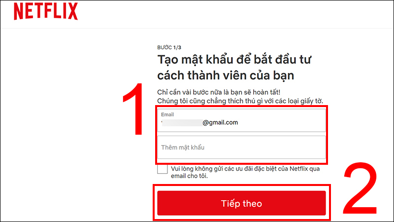 Nhập email, mật khẩu 