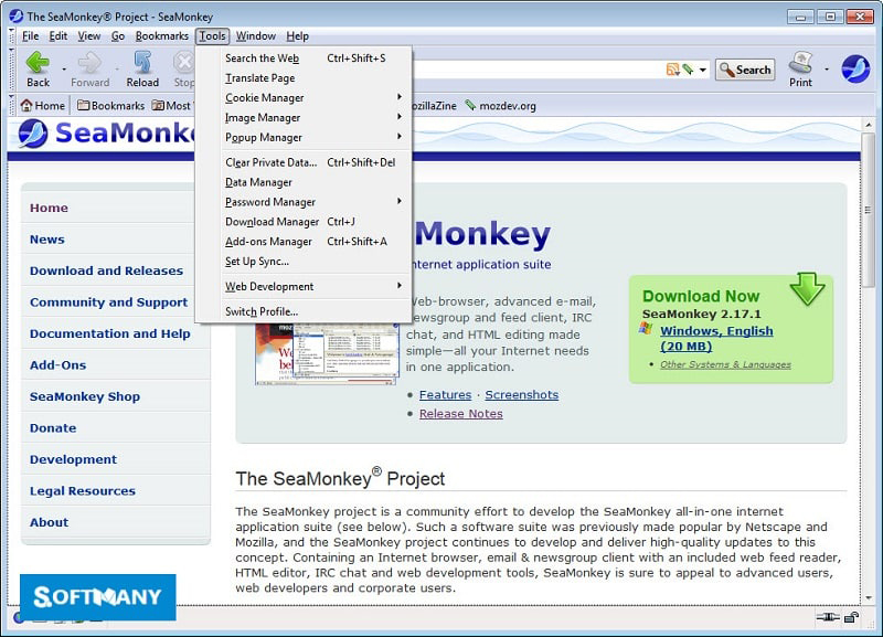 Trình duyệt web SeaMonkey 