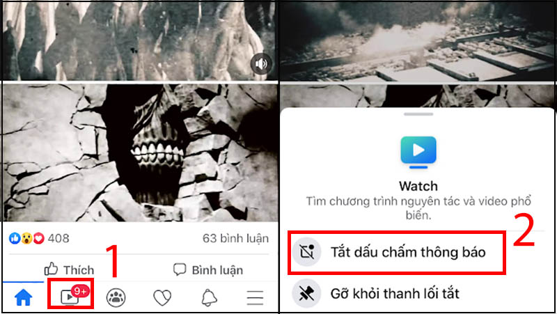 Ẩn dấu chấm thông báo trên Watch nhanh chóng