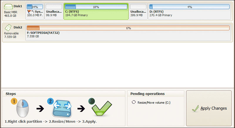 Công cụ phân vùng và quản lý ổ đĩa IM-Magic Partition Resizer