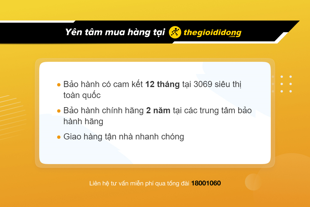 Chính sách bảo hành khi mua bàn phím cơ tại Thế Giới Di Động