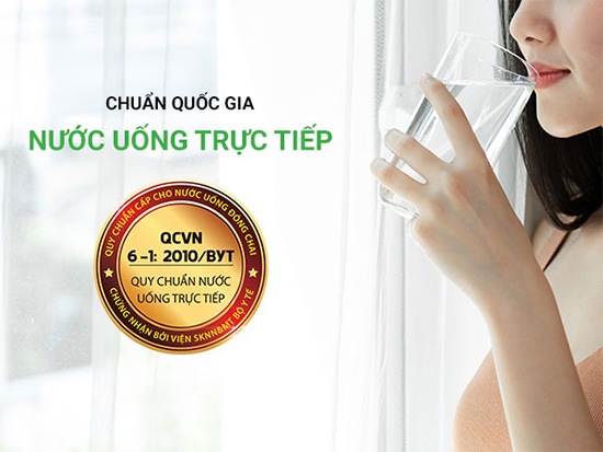 Máy cho chất lượng nước an toàn đã được Bộ Y tế kiểm định 