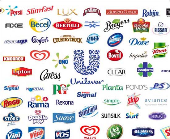 các nhãn hiệu của tập đoàn Unilever