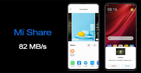 MIUI | Chia sẻ tập tin Mi Share