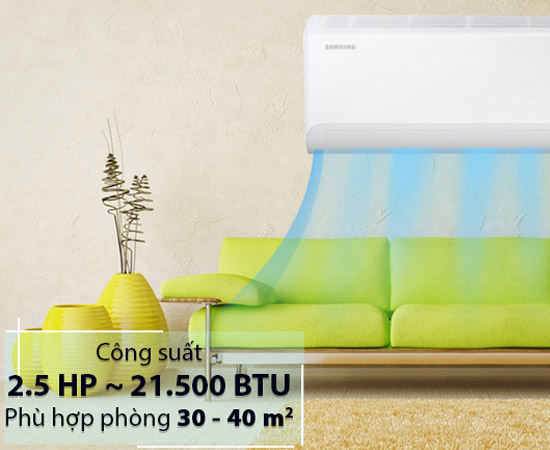 Máy lạnh Samsung Inverter 2.5 HP AR24TYHYCWKNSV