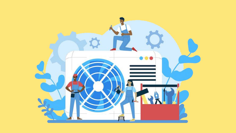 Cục nóng máy lạnh là bộ phận được lắp đặt ngoài trời