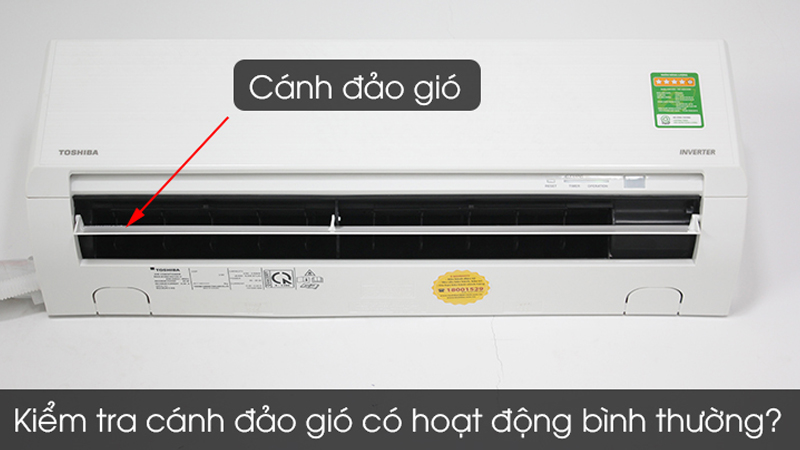 Kiểm tra cánh đảo gió