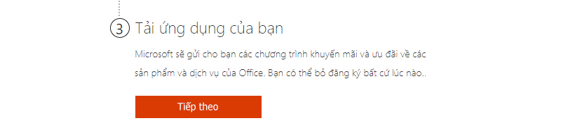 Bước 3 - Nhấn tiếp theo để hoàn thành