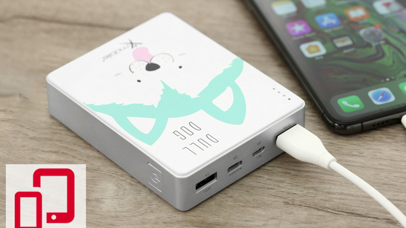 Sạc dự phòng 10.000 mAh Type C Xmobile Gram 4 Dull Dog