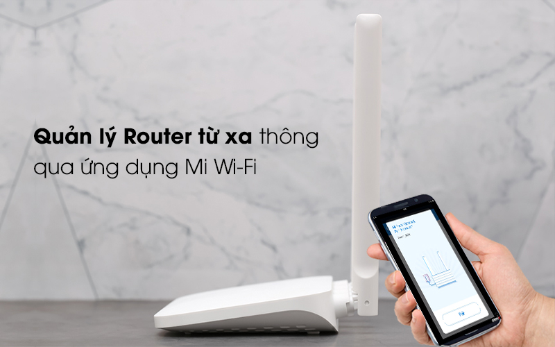 Cho phép điều khiển từ xa, quản lý người dùng thông qua ứng dụng Mi Wi-Fi