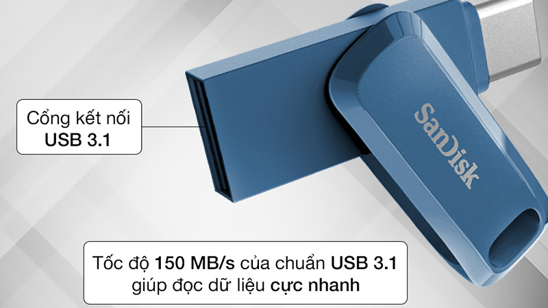 USB OTG 3.1 512GB Type C Sandisk SDDDC3