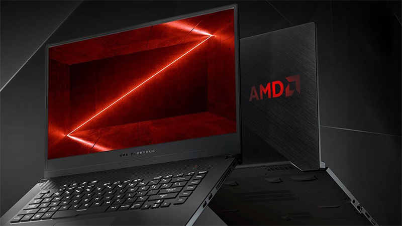 Laptop sử dụng vi xử lý AMD