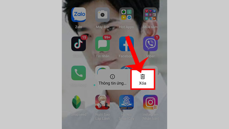 Cách xóa nhân bản ứng dụng trên OPPO
