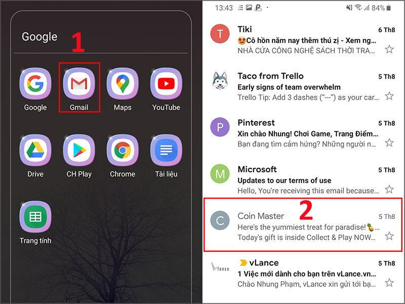 Hướng dẫn cách chặn địa chỉ email trong Gmail trên điện thoại (1)