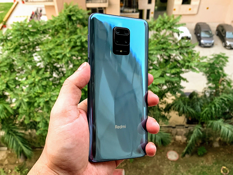 trên tay redmi note 9