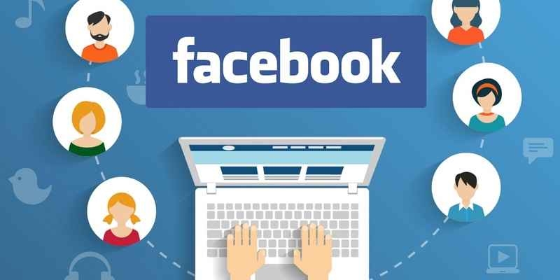 Facebook đang là mạng xã hội được sử dụng phô biến.