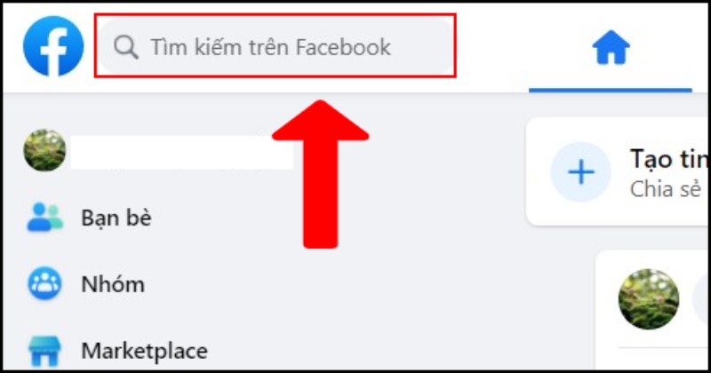 Tìm kiếm thông tin trong Facebook