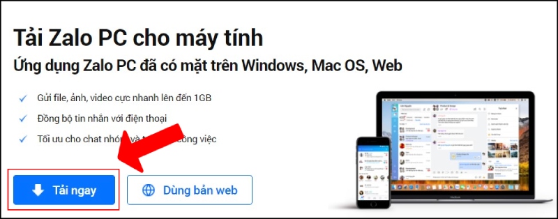 Tải Zalo PC cho máy tính