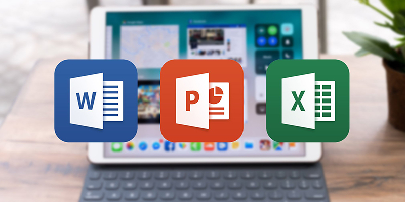 Các phần mềm Office có thể sử dụng trên iPad