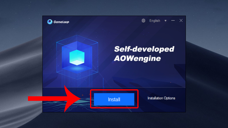 Nhấn vào Install