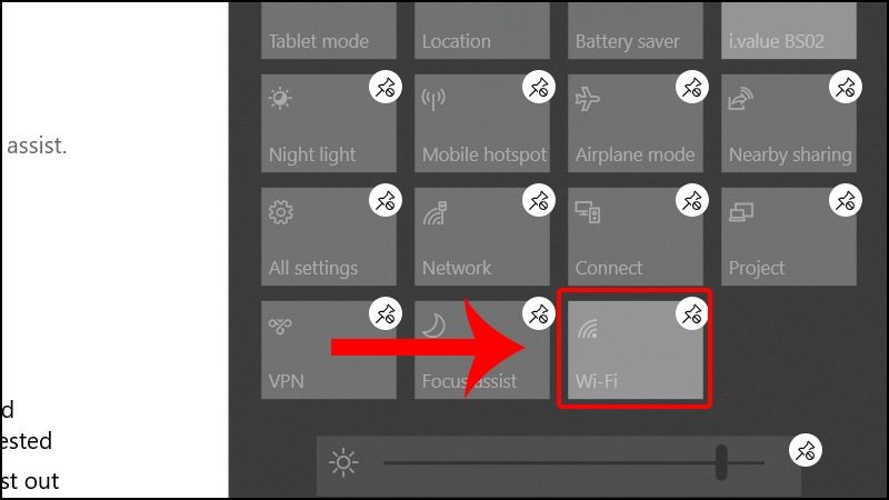 Biểu tượng WiFi sau đó đã được thêm vào