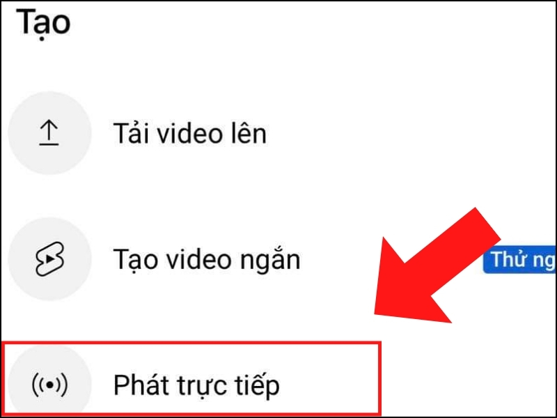 Phát trực tiếp