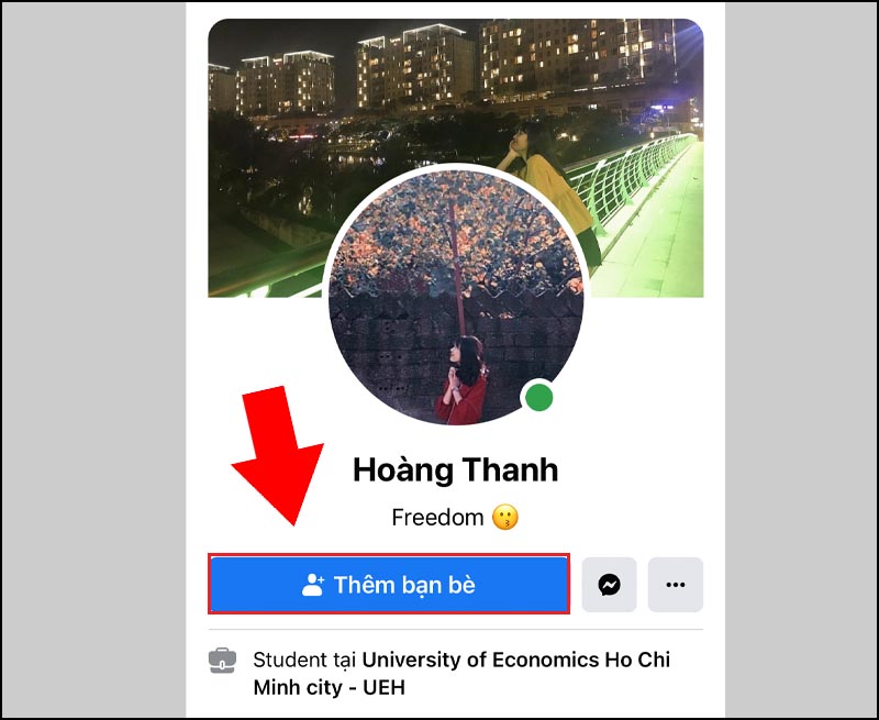 Bạn nhấn vào Thêm bạn bè