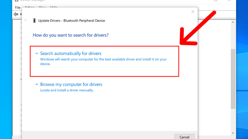  Search automatically for updated driver software