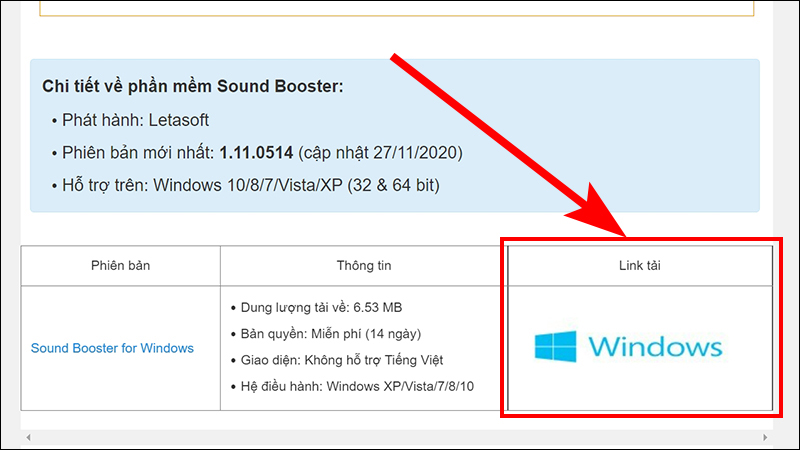 Tải phần mềm Sound Booster 