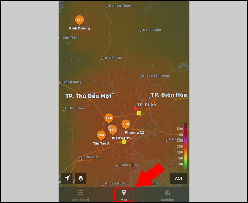 Xem chỉ số ô nhiễm không khí ở các nơi khác
