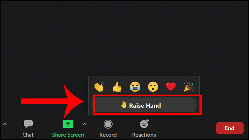 Hướng dẫn cách sử dụng tính năng giơ tay trên Zoom bằng máy tính
