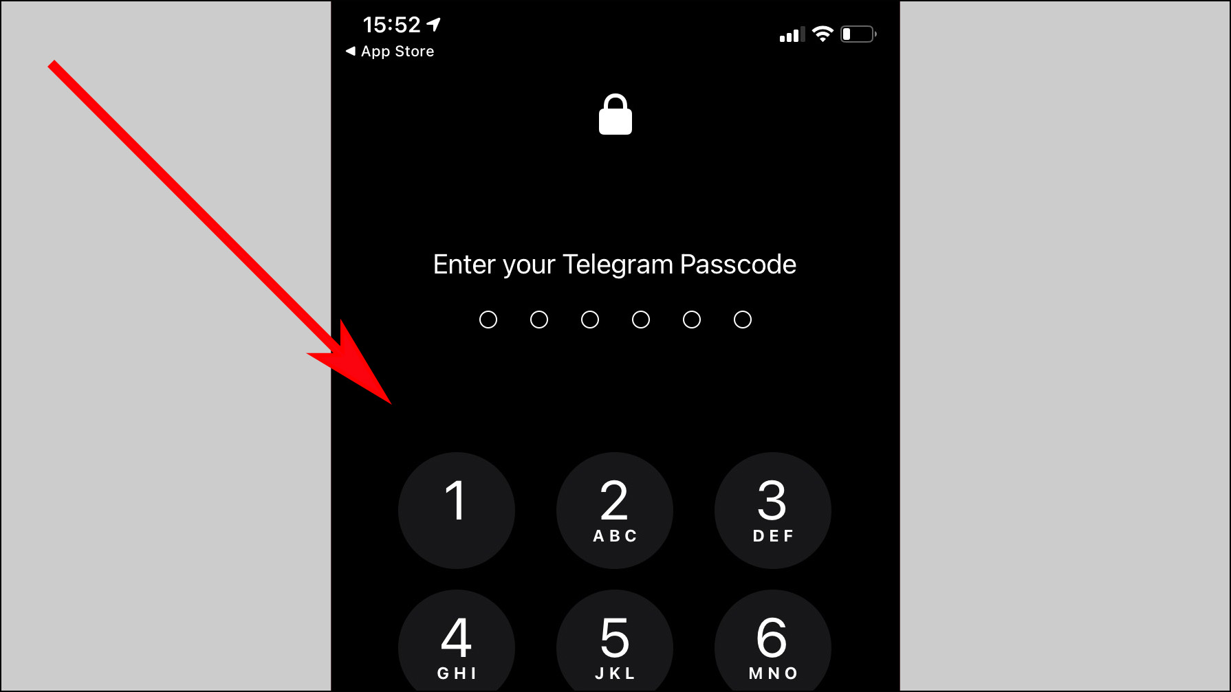 Bạn đã thiết lập mật mã cho ứng dụng hãy nhập Passcode hoặc Face ID để mở ứng dụng.